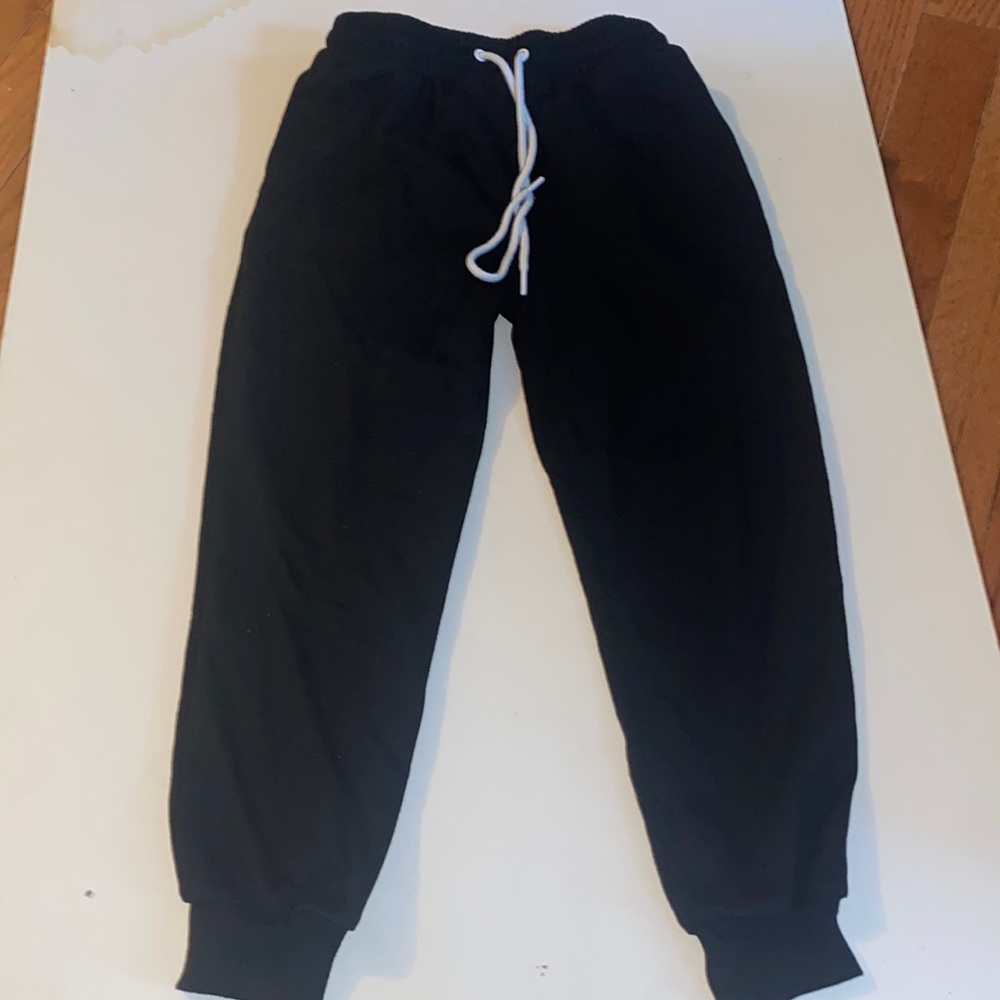 Black sweatpants